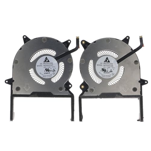 Ersatz-CPU- und GPU-Lüfter für ND65C06-17E15 13E5-2ZB0Y31 ND65C07-17E16 13E5-2ZB1031 von TRADOCK