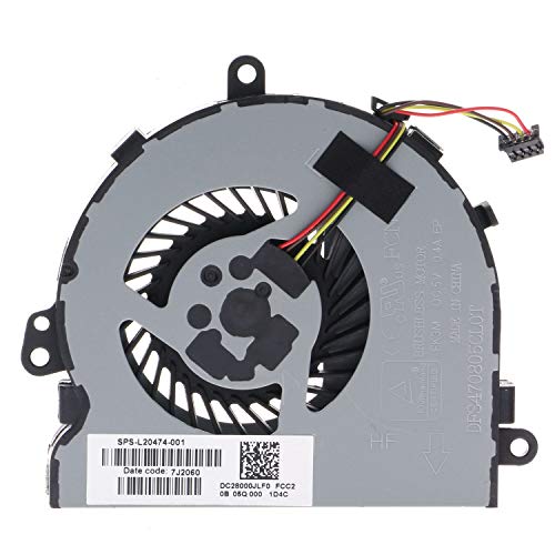 TRADOCK CPU-Lüfter für HP 15-DA, 15-DB, 15-DI, 15-DR, 15Q-DX, 15T-DS, 250, 255, 256 G7 L20474-001 FK3M DFS470805CL0T - Lüfter für Laptops - 15 decibels - 4-polig - 1 Stück TRADOCK CPU-Lüfter für HP 15-DA, 15-DB, 15-DI, 15-DR, 15Q-DX, 15T-DS, 250, 255, 256 G7 L20474-001 FK3M DFS470805CL0T - Lüfter für Laptops - 15 decibels - 4-polig - 1 Stück von TRADOCK