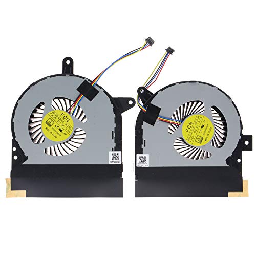 TRADOCK CPU- und GPU-Lüfter für ASUS ROG G752V G752VY G752VY-RH71 GFX72V GFX72VY GTX980M 13NB09V0AM0201 13NB09V0AM0301 FHCV FHCW von TRADOCK