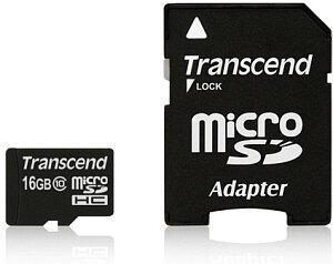 Transcend GUSDU1 microSDHC Speicherkarte 16 GB von TRANSCEND