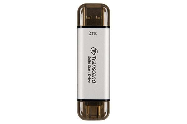 Transcend ESD310 Externe SSD 1 TB, silber von TRANSCEND