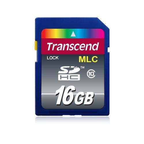 Transcend SDHC Class 10 Speicherkarte 16 GB von TRANSCEND