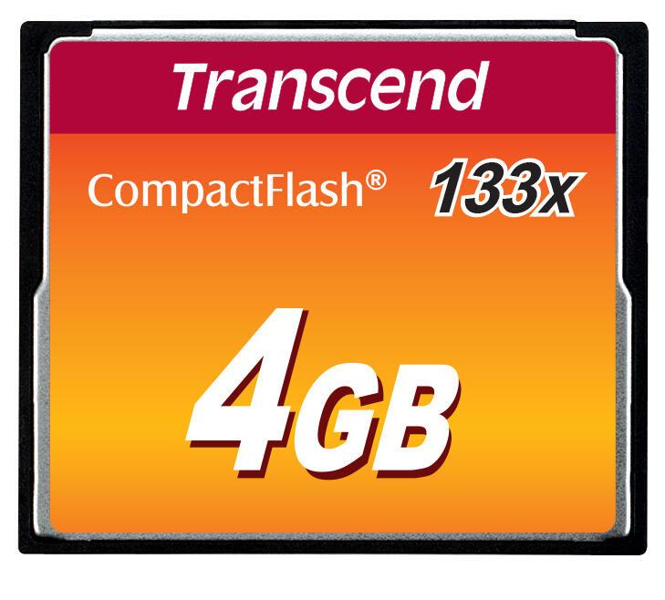 Transcend TS4GCF133 Speicherkarte 4 GB Transcend TS4GCF133 Speicherkarte 4 GB von TRANSCEND