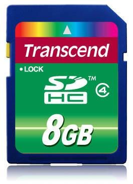 Transcend TS8GSDHC4 Speicherkarte 8 GB von TRANSCEND
