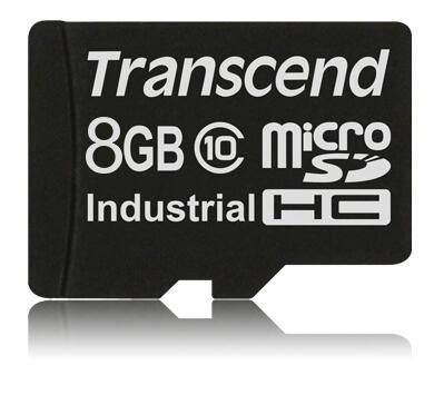 Transcend Industrial microSDHC Speicherkarte 8 GB von TRANSCEND