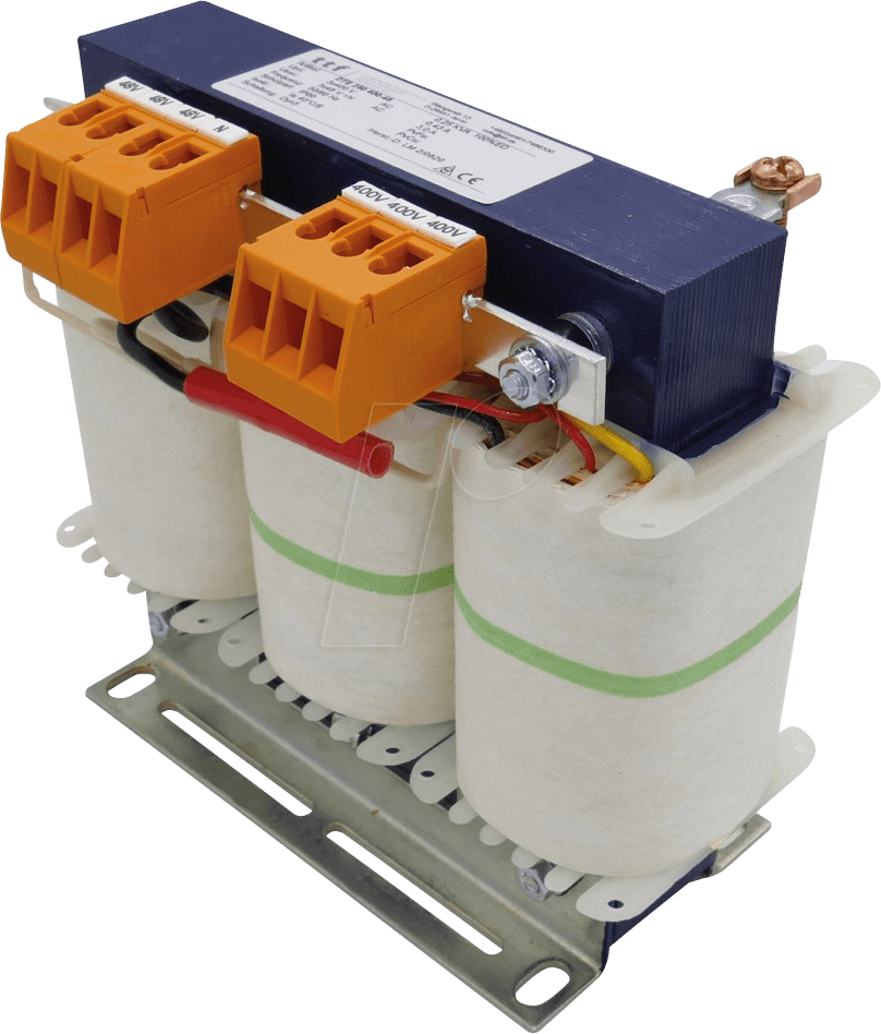 TTF DTE 250/48 - Drehstromtrenntrafo,  250VA, 400/48V von TRANSFORMATOREN TECHN FRI