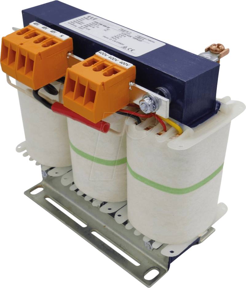 TTF DTE 250/48 - Drehstromtrenntrafo,  250VA, 400/48V von TRANSFORMATOREN TECHN FRI