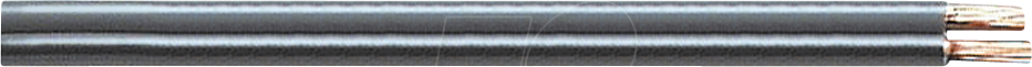 TME KL1-10 GL - Lautsprecherkabel 2x0,75 mm², grau, 10m-Ring von TRANSMEDIA