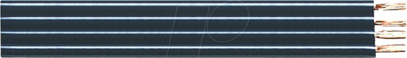 TME KL11-100FBRL - Lautsprecherkabel 4x0,75mm², dunkelblau, 100m-Spule von MAXTRACK