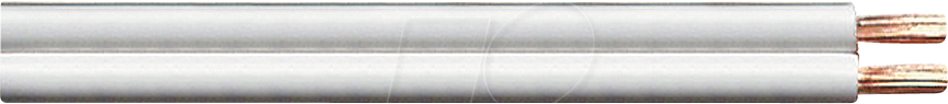 TME KL3-50 WRL - Lautsprecherkabel 2x2,5mm², weiß, 50m-Spule von TRANSMEDIA