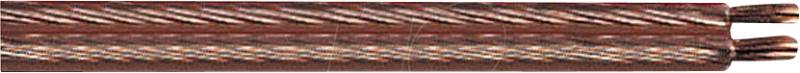 TME KLC2-20 TL - Lautsprecherkabel CCA-Leiter, 2x1,5mm², transp., 20m-Ring von TRANSMEDIA