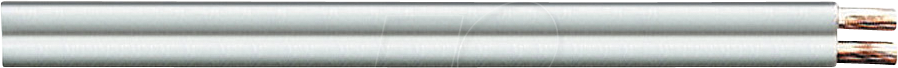 TME KLC2-25 WL - Lautsprecherkabel CCA-Leiter, 2x1,5mm², weiß, 25m-Ring von TRANSMEDIA