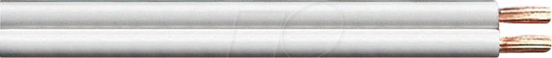 TME KLC4-20 WL - Lautsprecherkabel CCA Leiter, 2x4,0mm², weiß, 20m-Ring von TRANSMEDIA