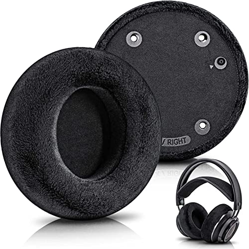 Fidelio Ohrpolster kompatibel mit X1S, X2, X2HR Kopfhörern – X2 HR Memory Foam Ersatzpolster (weiches Velour) von TRANSTEK