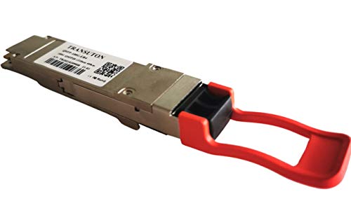100G Gigabit QSFP28 Ethernet Transceiver, 100GBASE-ER4 Glasfaser-Modul für Brokat 100 GBPS-ER4, 100 Gb/s, 1310 nm, 40 km, DDM, LC, SMF von TRANSUTON
