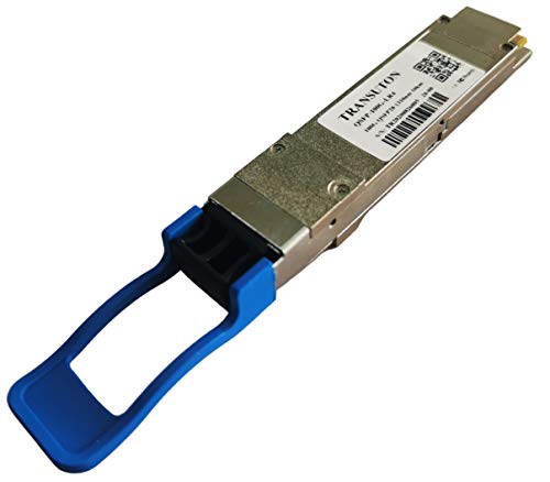 100G Gigabit QSFP28 Ethernet Transceiver, 100GBASE-LR4 Glasfaser-Modul für Dell QSFP28-100G-LR4, 100Gb/s, 1310nm, 10km, DDM, LC, SMF von TRANSUTON