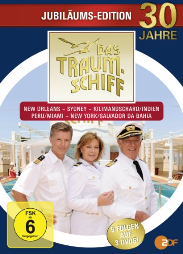 Das Traumschiff - Jubiläums-Edition - 30 Jahre (New Orleans-Sydney / Kilimandscharo-Malediven-Indien-Peru-Miami / New York-Savannah-Salvador de Bahia) [3 DVDs] von TRAUMSCHIFF JUBILÄUMSBOX