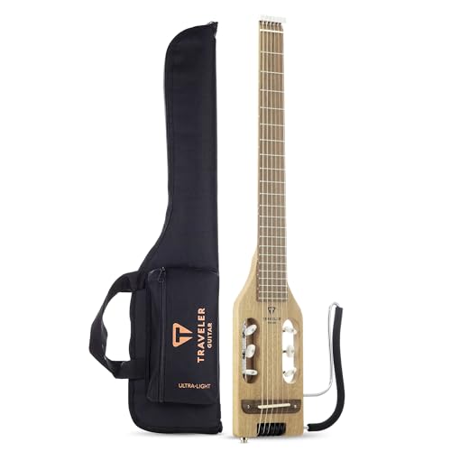 Traveler Guitar Ultra-Light Nylon Konzertgitarre, Mahagoni (ULN MHSBW) von TRAVELER GUITAR