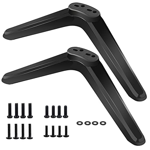 Universal TV Stand Legs, Table Top TV Stand Base Replacement Legs for 27 28 29 30 32 37 40 55inch LCD LED OLED TCL/LG/KONKA Smart TV, Black von TRAWOLF