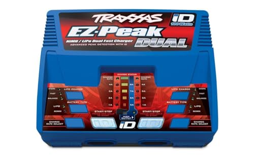 Traxxas EZ-Peak Plus Dual Modellbau-Ladegeraet 8A LiPo, NiMH Minus-Delta-U Abschaltung, Akkuerkennu 2972GX Traxxas EZ-Peak Plus Dual Modellbau-Ladegeraet 8A LiPo, NiMH Minus-Delta-U Abschaltung, Akkuerkennu 2972GX von TRAXXAS