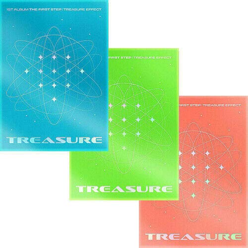 TREASURE 1st ALBUM [THE FIRST STEP:TREASURE EFFECT] [ORANGE / GREEN / BLUE] RANDOM VER. CD+Photo Book K-POP SEALDED+TRACKING CODE von TREASURE