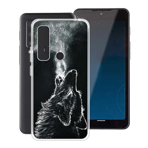 TREBAM Hülle für Cat S75 (6.6 Zoll) Stoßfest Anti-Kratzer Transparent Handyhülle Case, Ultradünne Flexible Silikon TPU Bumper Schutzhülle Cover für Cat S75 - WMA28 von TREBAM