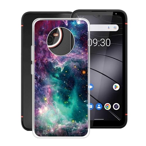 TREBAM Hülle für Gigaset GX4 (6.10 Zoll) Stoßfest Anti-Kratzer Transparent Handyhülle Case, Ultradünne Flexible Silikon TPU Bumper Schutzhülle Cover für Gigaset GX4 - WMA33 von TREBAM