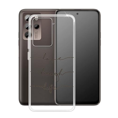 TREBAM Hülle für HTC U23 Pro (6.7 Zoll) Stoßfest Anti-Kratzer Transparent Handyhülle Case, Ultradünne Flexible Silikon TPU Bumper Schutzhülle Cover für HTC U23 Pro - Wie Liebe von TREBAM
