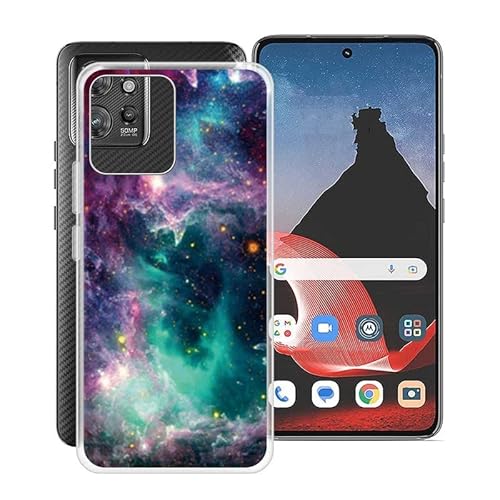 TREBAM Hülle für Motorola ThinkPhone (6.6 Zoll) Stoßfest Anti-Kratzer Transparent Handyhülle Case, Ultradünne Flexible Silikon TPU Bumper Schutzhülle Cover für Motorola ThinkPhone - WMA33 von TREBAM