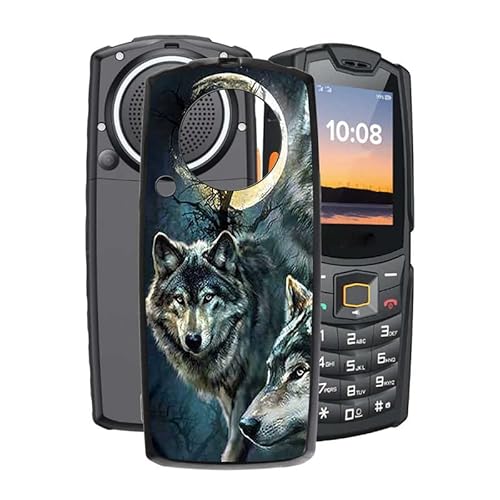 TREBAM Schwarz Stoßfest Hülle für AGM M7 (2.40 Zoll), Ultradünne Anti-Kratzen Handyhülle Cover Weiches Silikon Schutzhülle Tasche für AGM M7 - Wandern von TREBAM