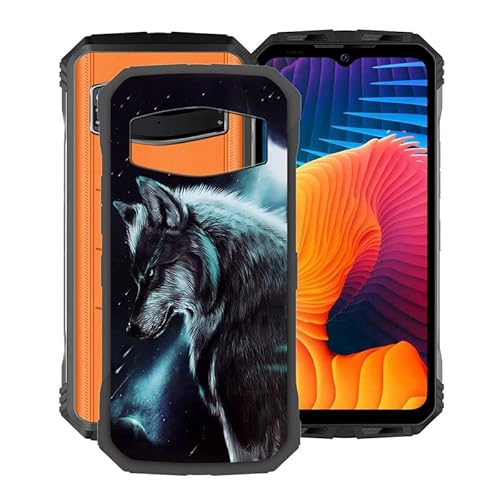 TREBAM Schwarz Stoßfest Hülle für Doogee S100 Pro (6.58 Zoll), Ultradünne Anti-Kratzen Handyhülle Cover Weiches Silikon Schutzhülle Tasche für Doogee S100 Pro - Einsam von TREBAM