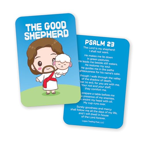 Brieftaschen-Schriftkarten – Psalm 23: Jesus der gute Schäferhund, Kinder, Großpackung mit 24 inspirierenden Bibelvers-Karten, christliche Karten mit Schrift-Ermutigung als Gebetskarten für Kinder Brieftaschen-Schriftkarten – Psalm 23: Jesus der gute Schäferhund, Kinder, Großpackung mit 24 inspirierenden Bibelvers-Karten, christliche Karten mit Schrift-Ermutigung als Gebetskarten für Kinder von TREE OF LIFE REV. 22:14