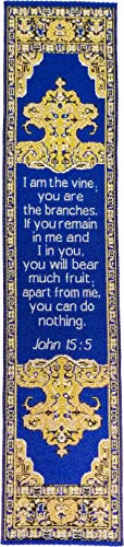 TREE OF LIFE REV. 22:14 Lesezeichen aus gewebtem Teppich, Abide in Me, John 15:5, traditionelles türkisches Design TREE OF LIFE REV. 22:14 Lesezeichen aus gewebtem Teppich, Abide in Me, John 15:5, traditionelles türkisches Design von TREE OF LIFE REV. 22:14