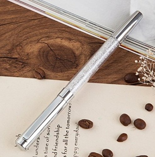 TREESTAR Kreativer Metallic-Stift, schöner Stift für Büro, Schule, Studenten, Schreibwaren, 1 Stück (Silber) von TREESTAR