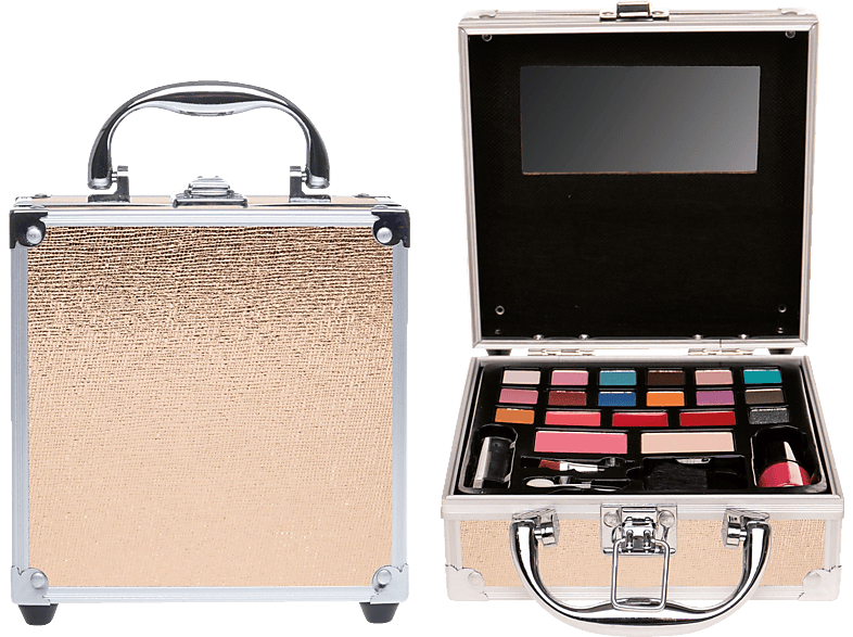 TREFFINA Kosmetikkoffer Alu champagnerfarben Mini Rollenspielzeug Mehrfarbig TREFFINA Kosmetikkoffer Alu champagnerfarben Mini Rollenspielzeug Mehrfarbig von TREFFINA