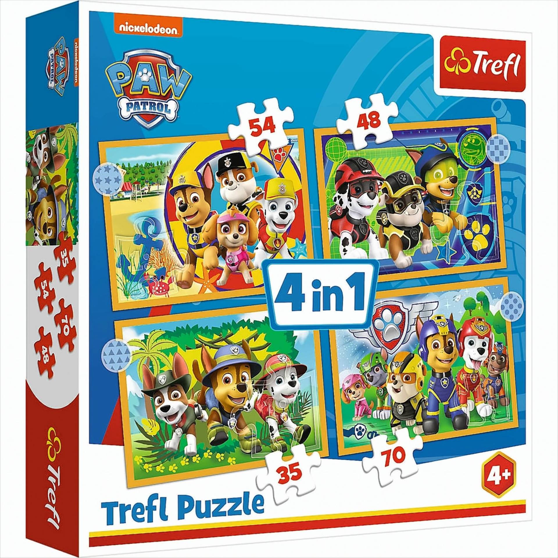 4 in 1 Puzzle - Paw Patrol 4 in 1 Puzzle - Paw Patrol