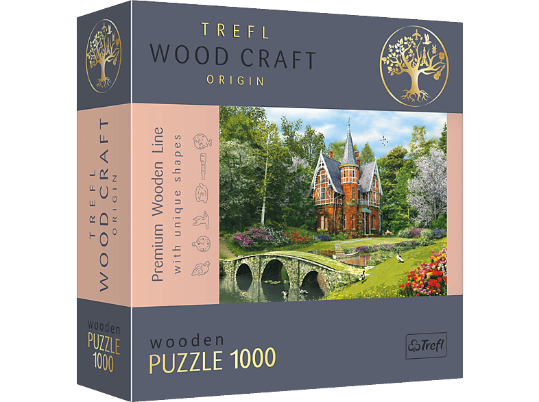 TREFL Holz Puzzle (1000 Teile) - Viktorianisches Haus Mehrfarbig von TREFL