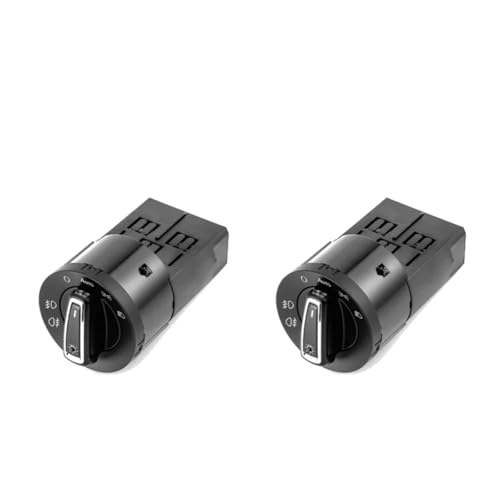 Kompatibel Mit VW Für J&etta 1.6L 2011 2012 2013 2014 Für Passat Für B5 Für Golf MK4 Scheinwerfer-Steuerschalter Sensor Scheinwerferschalter Auto Lichtschalter(2 PCS 14PIN) von TREGOO