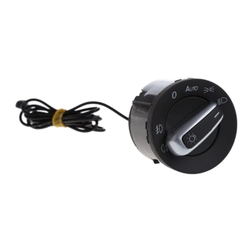 Kompatibel Mit VW Für Tiguan Für Touran Für Golf MK5 MK6 Auto Lichtsensor Automatischer Scheinwerfersensor Und Schalter Scheinwerferschalter Auto Lichtschalter von TREGOO