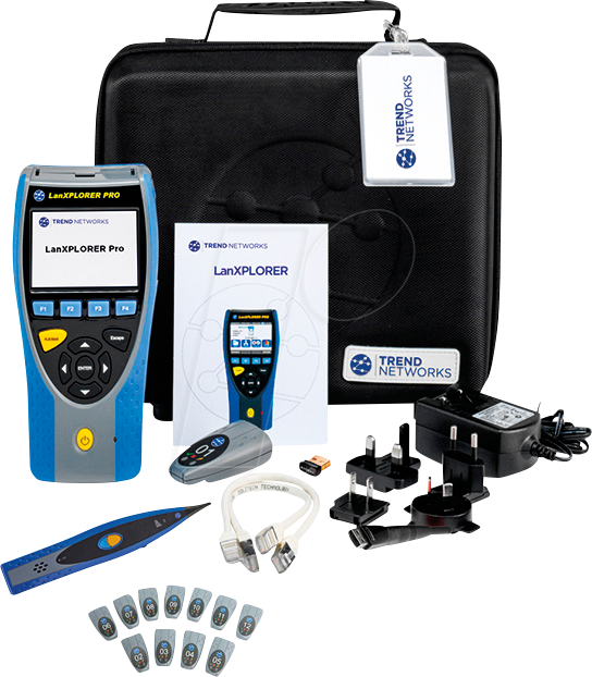 ID LANXP PR T - Kabeltester LanXPLORER Pro, Netzwerk-Testpaket von TREND NETWORKS