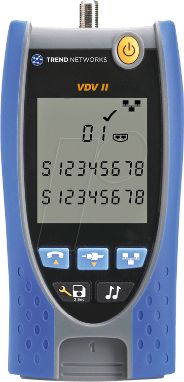ID VDV II CLD - Kabeltester VDV II BT, für Kupfernetze ID VDV II CLD - Kabeltester VDV II BT, für Kupfernetze von TREND NETWORKS