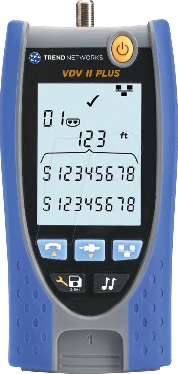 ID VDV II PL CLD - Kabeltester VDV II Plus BT, für Kupfernetze ID VDV II PL CLD - Kabeltester VDV II Plus BT, für Kupfernetze von TREND NETWORKS
