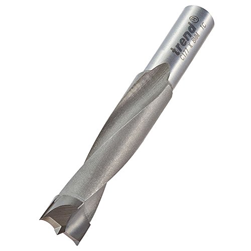 Trend CraftPro Dübelbohrer, 8 mm Schaft, 10 mm Schnittdurchmesser, 35 mm Schnittlänge, Hartmetallbestückt, C177X8MMTC von TREND