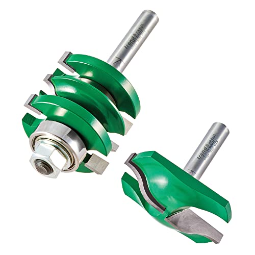 Trend CraftPro Paneeltüren-Fräser-Set, 8 mm Schaft, 4 mm Radius und 17 mm Schnittlänge, 2-teiliges Set, Hartmetallbestückt, CR/PDS1X8MMTC Trend CraftPro Paneeltüren-Fräser-Set, 8 mm Schaft, 4 mm Radius und 17 mm Schnittlänge, 2-teiliges Set, Hartmetallbestückt, CR/PDS1X8MMTC von TREND