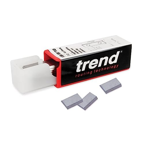 Trend Profi Rota-Klingen, 10 Stück, 8,4 x 5,6 x 1,1 mm, gerade Klingen, Wolframkarbidspitze, RB/G/10 von TREND