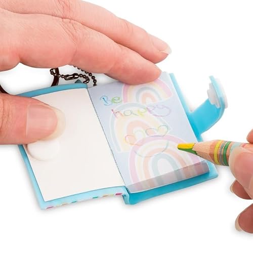 TRENDHAUS GOOD FEELINGS Mini-Notizbuch mit Schlüsselanhänger, von TRENDHAUS