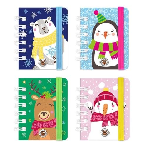 TRENDHAUS Magic Moments Mini Notizbuch mit Gummiband 4fach Sortiert TRENDHAUS Magic Moments Mini Notizbuch mit Gummiband 4fach Sortiert von TRENDHAUS