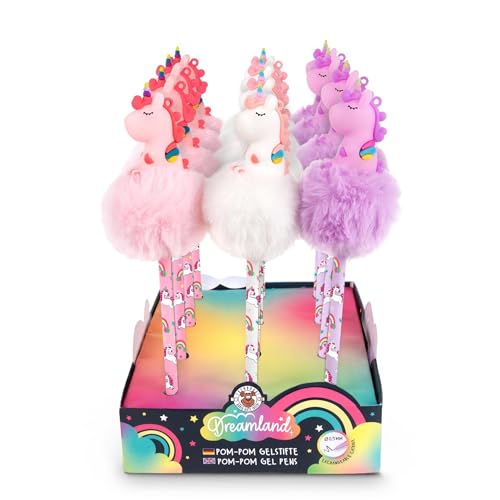TRENDHAUS Pom-Pom Gelstift mit Einhorn Topper 0 - STK TRENDHAUS Pom-Pom Gelstift mit Einhorn Topper 0 - STK von TRENDHAUS