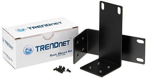 TRENDNet ETH-11MK Rack Montage Set, Kompatibel mit TEG-S16Dg /TEG-S24Dg, Montieren Sie einen 11" bis 19" weiten Geräte Regal von TRENDnet