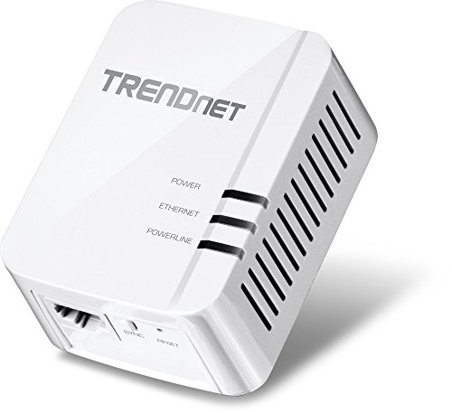 TRENDnet Powerline 1300 AV2 Adapter, IEEE 1905.1 & IEEE 1901, Gigabit Port, Reichweite bis zu 300 m, TPL-422E weiß von TRENDnet
